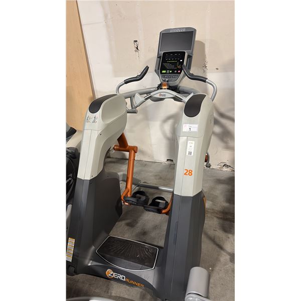 OCTANE FITNESS ZERO RUNNER W/ CONSOLE REPLICATES THE MOTION OF WALKING, JOGGING OR RUNNING