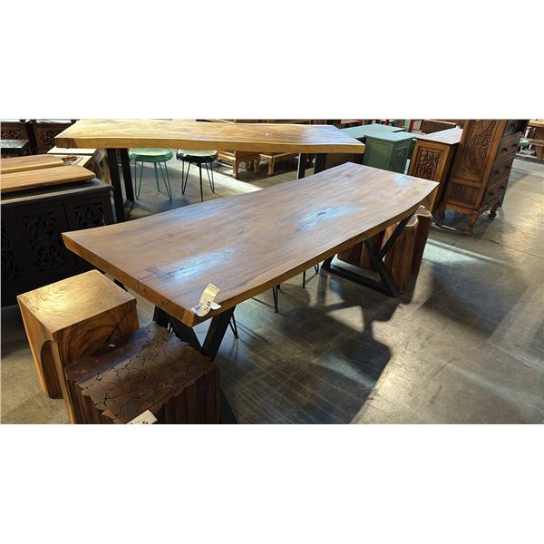 EXOTIC LIVE EDGE 79"X32" DINING TABLE