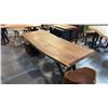 Image 2 : EXOTIC LIVE EDGE 79"X32" DINING TABLE