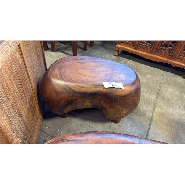 EXOTIC SUAR WOOD BENCH 30"W