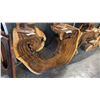 Image 2 : EXOTIC SUAR WOOD CONSOLE TABLE 42"W