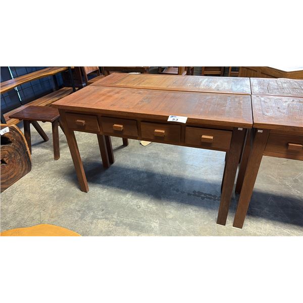 EXOTIC HARDWOOD 49X18X32" HALLWAY TABLE