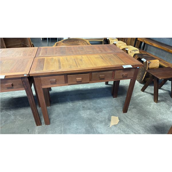 EXOTIC HARDWOOD 49X18X32" HALLWAY TABLE
