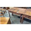 Image 1 : EXOTIC HARDWOOD 49X18X32" HALLWAY TABLE