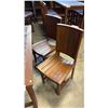 Image 1 : 2 EXOTIC HARDWOOD SIDE CHAIRS STYLE 1