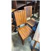Image 1 : 2 EXOTIC HARDWOOD SIDE CHAIRS STYLE 2