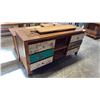 Image 1 : EXOTIC SUAR WOOD RECLAIMED WOOD 6 DRAWER DRESSER 55X20X28"