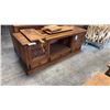 Image 1 : EXOTIC SUAR WOOD TV CONSOLE STAND 59 X 18" X 24"