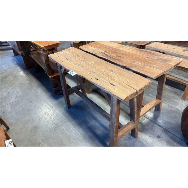 EXOTIC RECLAIMED WOOD 49X15X31" HALL TABLE