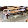 Image 1 : RECLAIMED TEAK BENCH 71"W