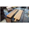 Image 1 : 2 EXOTIC WOOD CHARCUTERIE PADDLE BOARDS 39"L