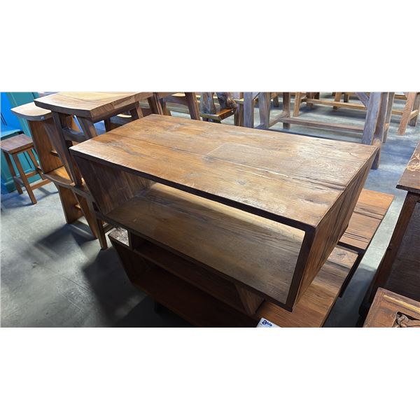 EXOTIC TEAK 39" X 18" COFFEE TABLE