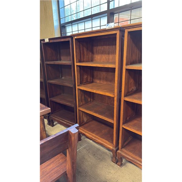 EXOTIC WOOD 70" X 32" BOOKCASE