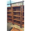 Image 1 : EXOTIC WOOD 70" X 32" BOOKCASE