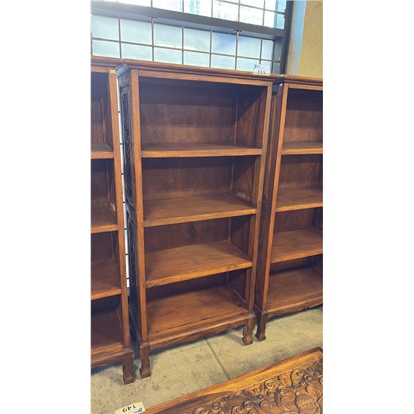 EXOTIC WOOD 70" X 32" BOOKCASE