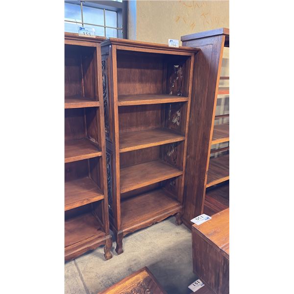 EXOTIC WOOD 70" X 32" BOOKCASE