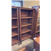 Image 1 : EXOTIC WOOD 70" X 32" BOOKCASE