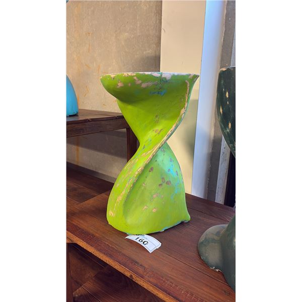 EXOTIC WOOD HAND SANDED 20" TALL ACCENT TABLE