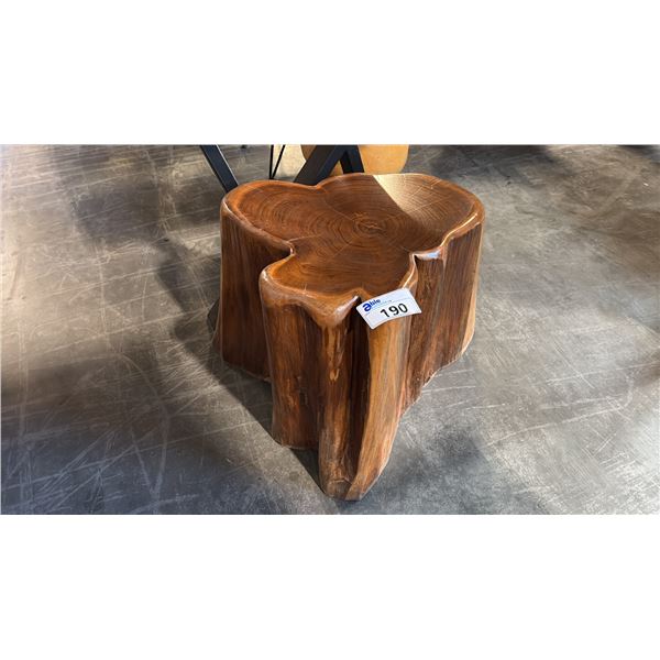 EXOTIC HARDWOOD FINISHED STUMP 24"