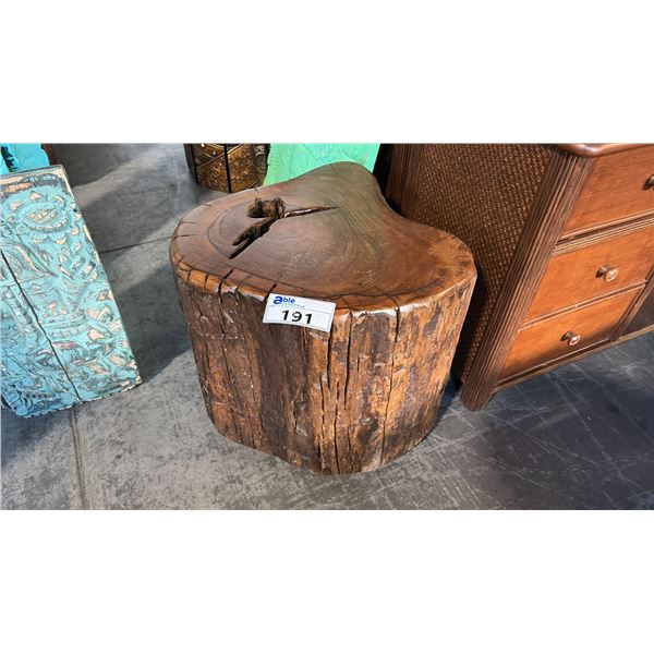 EXOTIC HARDWOOD FINISHED STUMP 24"