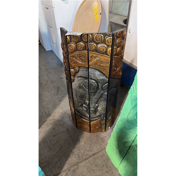 ASIAN THEMED WOOD WALL HANGING 22"X40" WALL HANGING