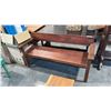 Image 2 : EXOTIC WOOD BENCH 61"W
