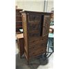 Image 2 : EXOTIC SUAR WOOD DRESSER 32" X 16" X 61"