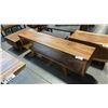 Image 1 : EXOTIC LIVE EDGE TV CONSOLE TABLE 67"W