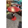 Image 1 : RED HAND FINISHED ROUND BISTRO TABLE 24"W