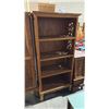 Image 1 : EXOTIC SUAR WOOD BOOKCASE 32 X 70"H