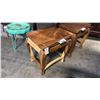 Image 1 : EXOTIC SUAR WOOD END TABLE 22 X 15" STYLE 2