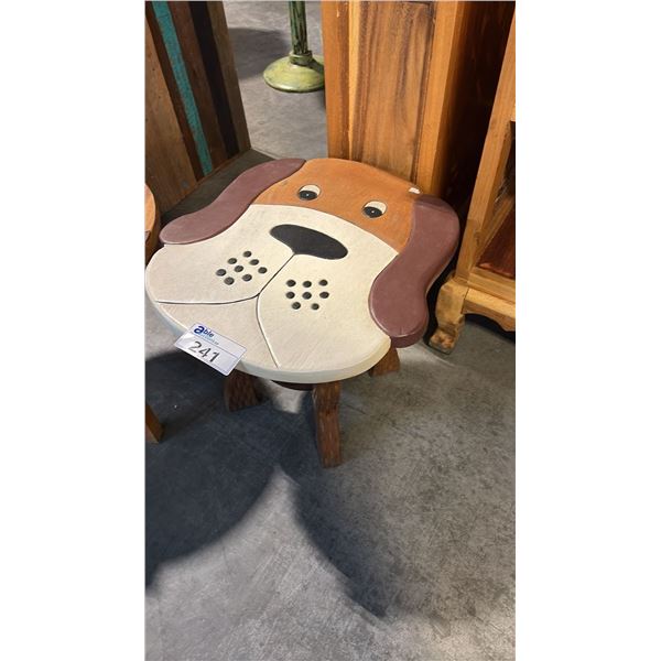 SUAR WOOD ROUND CHILDS TABLE STYLE ONE 20"D