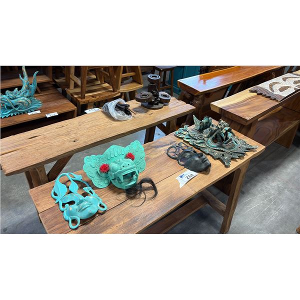 4 ASIAN THEMED WALL HANGINGS