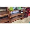 Image 1 : EXOTIC SUAR WOOD 3 TIER BOOKSHELF 48" X 44"