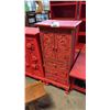 Image 1 : RED EXOTIC WOOD CABINET 20 X 45"