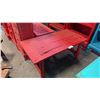 Image 1 : RED EXOTIC WOOD COFFEE TABLE 48 X 24"