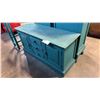 Image 1 : BLUE EXOTIC WOOD SMALL DRESSER 40 X 20"