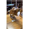 Image 1 : EXOTIC CARVED BULL STATUE 17"L X 13"H
