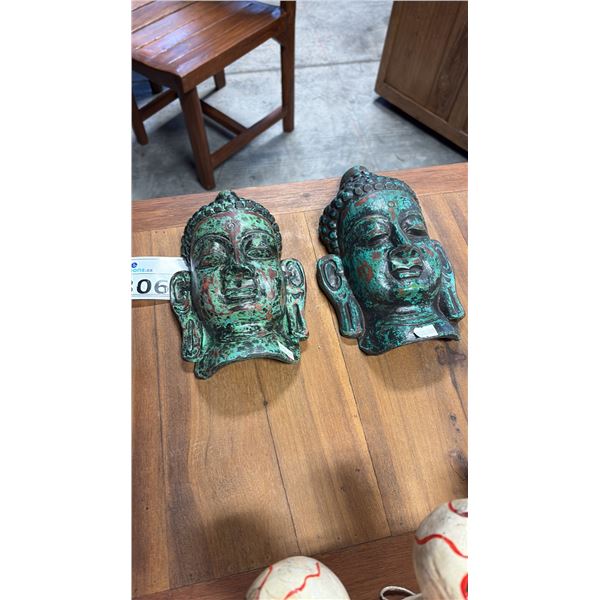 2 ASIAN THEME WALL HANGING DECOR PIECES