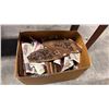 Image 1 : BOX OF WOODEN WALL HANGINGS
