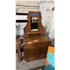 Image 1 : TEAK ANTIQUE VANITY 36 X 64"