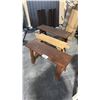 Image 1 : 3 ASSORTED EXOTIC WOOD SMALL BENCHES