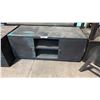 Image 1 : BLACK TV CABINET 44" X 21"