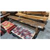 Image 1 : RECLAIMED WOOD BENCH 89"W