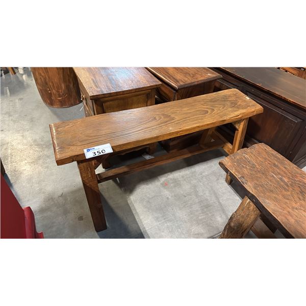 RECLAIMED WOOD BENCH 41"W