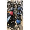 Image 2 : 2 RACKS OF 5-TIER MEDICINE BALL RACKS W/ CONTENTS AND BOSU SPORT BALANCE TRAINER