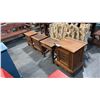 Image 1 : 4 ASSORTED SUAR WOOD SIDE/END TABLES
