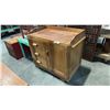 Image 1 : TEAK SERVICE CABINET 39" W