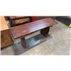 Image 4 : ASSORTED HARDWOOD TABLES AND MISC DECOR