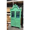Image 1 : GREEN CARVED CABINET 36" X 79"